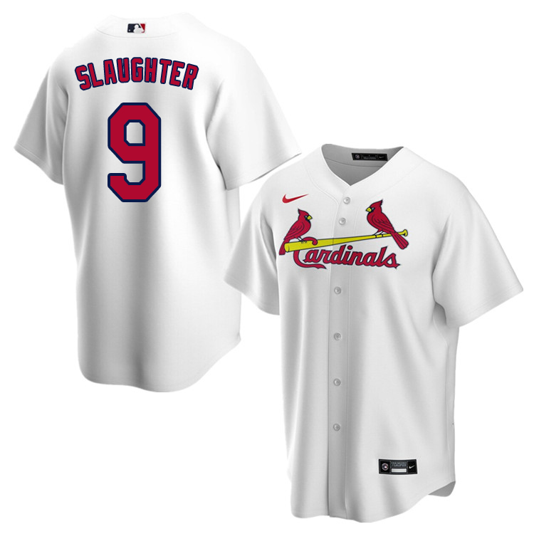 Nike Men #9 Enos Slaughter St.Louis Cardinals Baseball Jerseys Sale-White